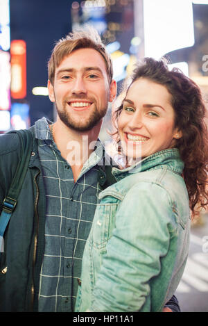 Young couple, portrait Stock Photo
