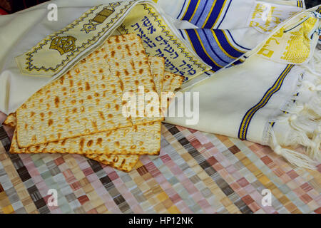 Passover seder traditional meal. Pesach card. Concept of jewish ...
