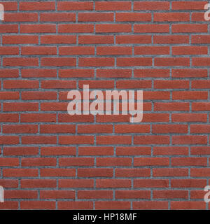 background picture of square part of red brick wall Stock Photo