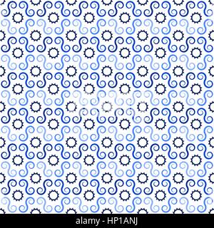 Pattern of random rough shapes, can be repeated / tiled - seamless editable vector background Stock Vector