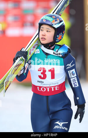 Alpensia Ski Jumping Centre, PyeongChang, South Korea. 16th Feb, 2017. Yuki Ito (JPN), FEBRUARY 16, 2017 - Ski Jumping : FIS Ski Jumping World Cup Women's Individual Normal Hill at Alpensia Ski Jumping Centre, PyeongChang, South Korea. Credit: YUTAKA/AFLO SPORT/Alamy Live News Stock Photo