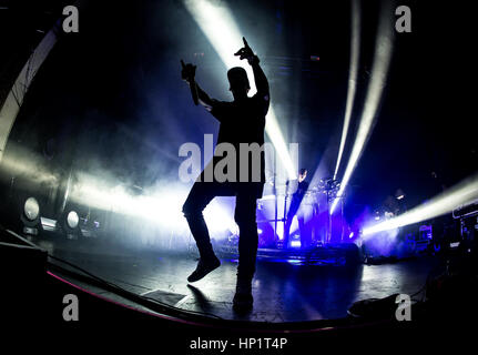 Bournemouth, UK. 17th February, 2017. Wilkinson live at O2 Academy Bournemouth. Credit: Charlie Raven/Alamy Live News Stock Photo