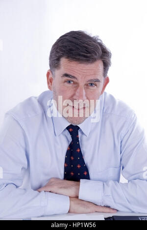 Model release , Geschaeftsmann, 50+ - businessman Stock Photo