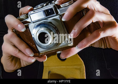 Vintage camera Stock Photo