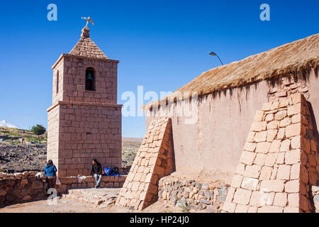 Church, Socaire village, Atacama desert. Region de Antofagasta. Chile Stock Photo