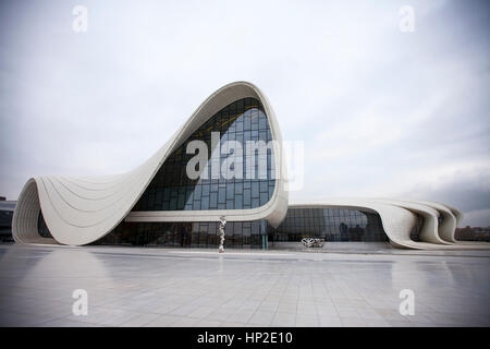 Haydar Aliyev Cultural Center, Baku, Azerbaijan Stock Photo