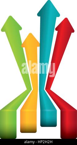 Financial growth symbol Stock Vector