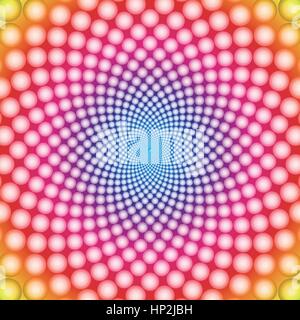 Ring optical illusion background (Vector EPS) Stock Vector