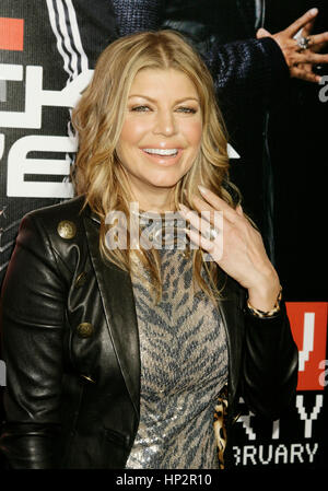 Stacy Ferguson, aka Fergie of the Black Eyed Peas arrives at the Sports Illustrated B4XLV Party at Super Bowl XLV on February 4, 2011 in Dallas, Texas. Photo by Francis Specker Stock Photo