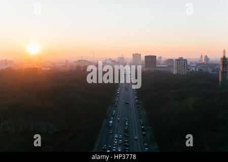 Berlin Sunset Stock Photo