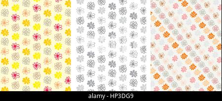 Floral seamless pattern background Stock Vector