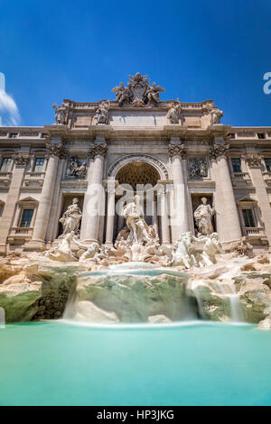 Trevi Fountain, Fontana di Trevi, landmark, Rome, Lazio, Italy Stock Photo