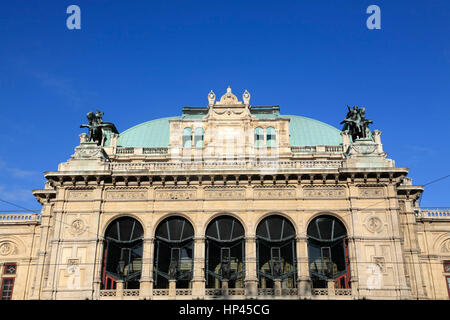 Opera house,  Vienna, Austria, Europe Stock Photo