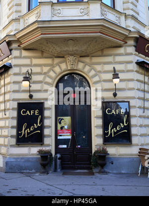 Traditional Cafe SPERL, Vienna, Austria, Europe Stock Photo