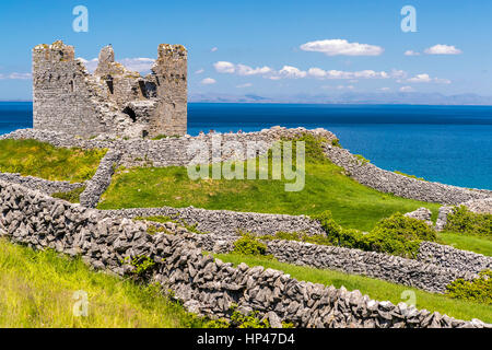 O'Brien fort at Inis Oirr, County Galway, Ireland, Europe. Stock Photo