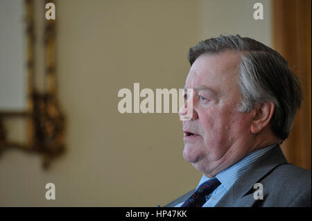 Luxembourg 08.03.2012. KEN CLARKE BRITISH SECRETARY OF STATE FOR JUSTICE during an itw with Luxembourg media Stock Photo