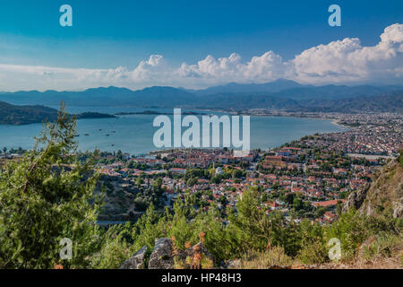 Fethiye City panorama Turkey Stock Photo