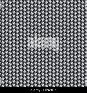 Vector carbon fiber texture background, seamless patter Stock Vector