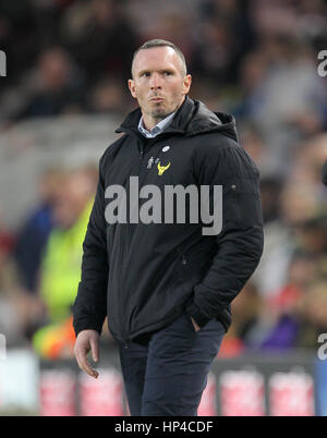 Oxford United Manager Michael Appleton Stock Photo