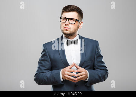 Thoughtful young man Stock Photo