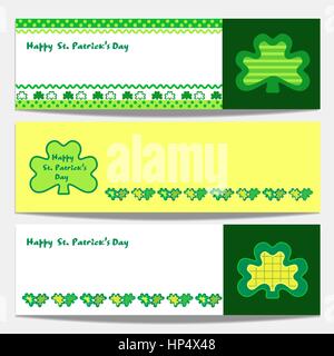 Set of horizontal banners. Stock Vector