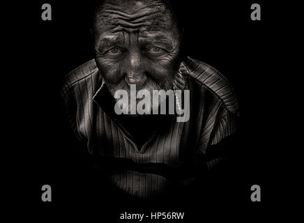 Old senior man Stock Photo