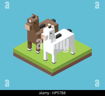 Isometric concept with icon design, vector illustration 10 eps graphic. Stock Vector