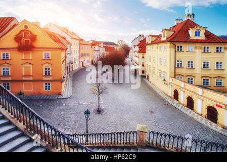 beautiful houses Czech Republic. Beauty world. Stock Photo