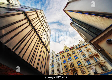 beautiful houses Czech Republic. Beauty world. Stock Photo