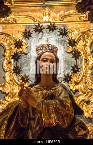 Maria figure in San Jose church, Sevilla, Spain Stock Photo