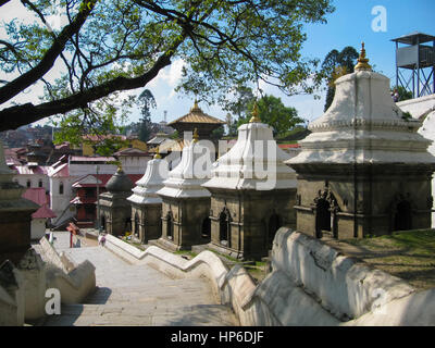 Pashupatinath temple complex in Kathmandu, Nepal Stock Photo