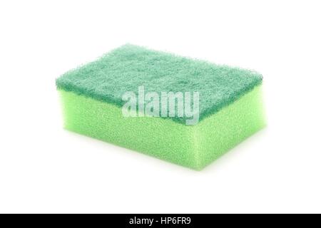 Cleaning sponges. Isolated on white background Stock Photo