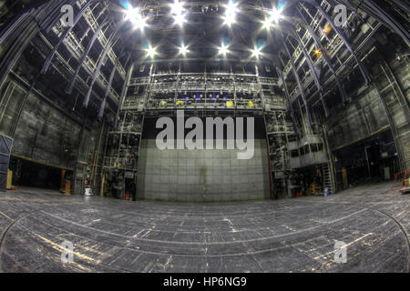 Stage of theater before reconstruction - The Prague State Opera Stock Photo