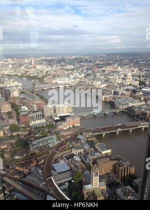 Aerial view of central London landscape Stock Photo