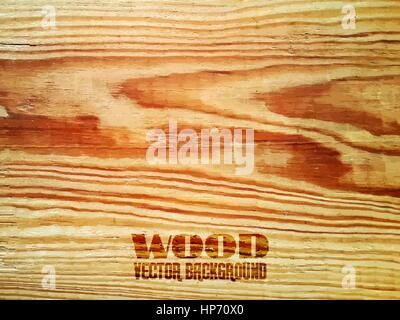Vector Wood Realistic Texture, Dark Wooden Background for Your Design Stock Vector