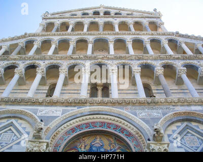 Piazza del Duomo with famous landmarks of Pisa, Pisa, Italy Stock Photo
