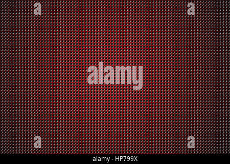 Round shape holes on metallic panel Stock Photo