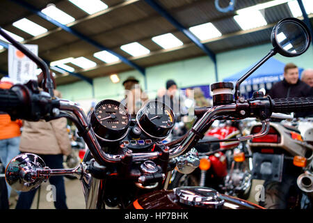 2017 Bristol Classic Bike show at Shepton Mallet Honda speedometer Stock Photo