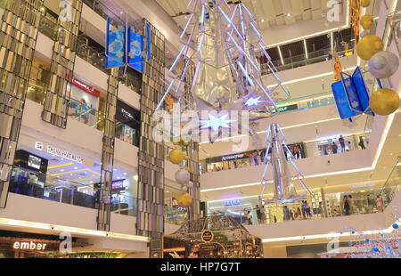 People visit Saigon Centre Takashimaya department store in Ho Chi Minh City Vietnam Stock Photo