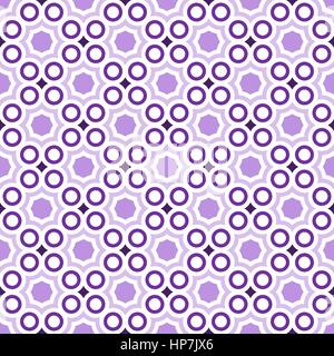 Simple pattern of circles and stars - seamless editable vector background Stock Vector
