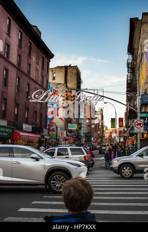 little italy entrance, Brooklyn, nyc Stock Photo - Alamy