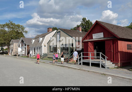 in Mystic Seaport in Mystic, Connecticut, United States. Stock Photo