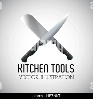 kitchen tools concept with icon design, vector illustration 10 eps graphic. Stock Vector