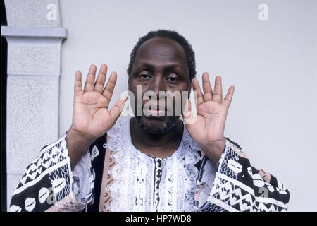 THIONG'O Ngugi Wa (James Ngugi) - Date : 20010720 ©Basso Cannarsa/Opale Stock Photo