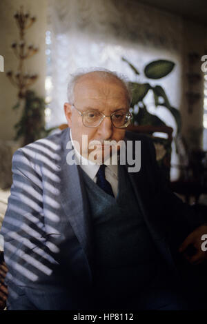Portrait of Giorgio Manganelli - about 1989 ©Basso Cannarsa/Opale Stock Photo
