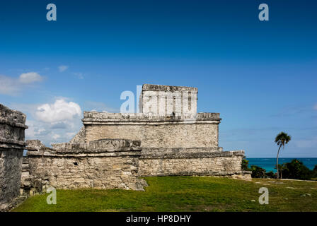 Mayan ruins of Tulum, Mexico Stock Photo