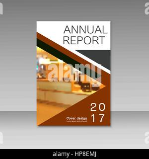 Business templates for brochure, magazine, flyer, booklet or annual report. Abstract color backdrop, blurred background Stock Vector