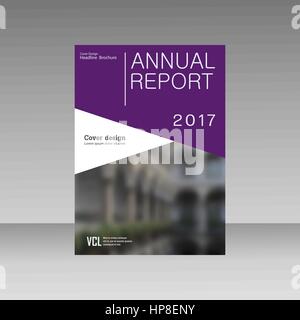 Annual report business magazine vector template. Cover book presentation in abstract design. Brochure background Stock Vector