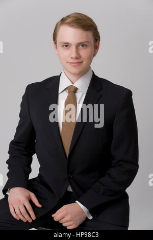 Model released , Junger Gesch?ftsmann, 20+ - young businessman Stock Photo