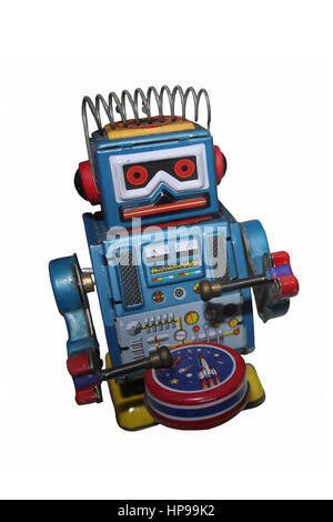 Retro Robot Toy Stock Photo